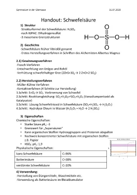 Schwefelsäure Herstellung und Verwendung: Im Labor und Industrie