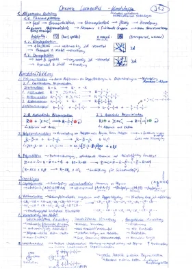 Chemie Abitur Zusammenfassung PDF - Nomenklatur Übungen und Van-der-Waals-Kräfte einfach erklärt