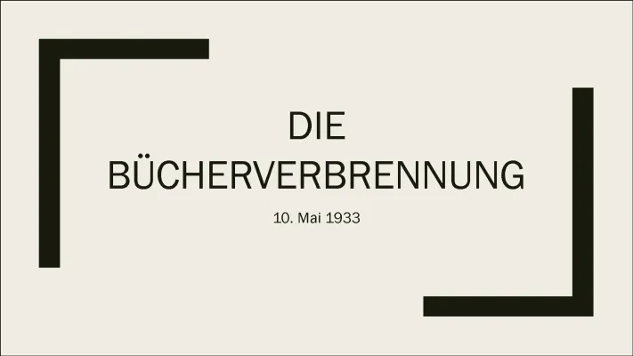 Bücherverbrennung 1933: Einfach erklärt für Kids - Warum passierte das?