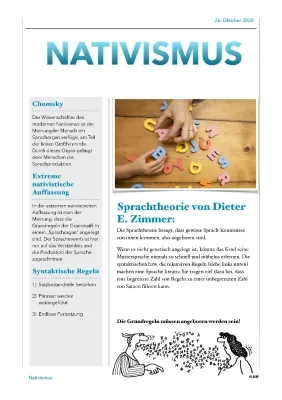 Nativismus, Spracherwerb und Chomsky: Großhirnrinde und Sprachentwicklung bei Kindern