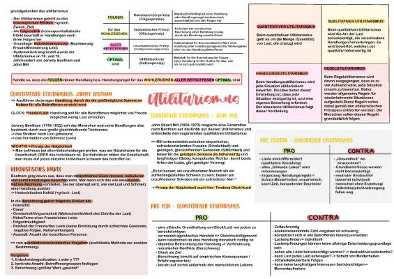 Utilitarismus einfach erklärt - Definition, Beispiele & mehr!