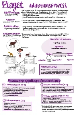 Piaget Stufenmodell und kognitive Entwicklung einfach erklärt