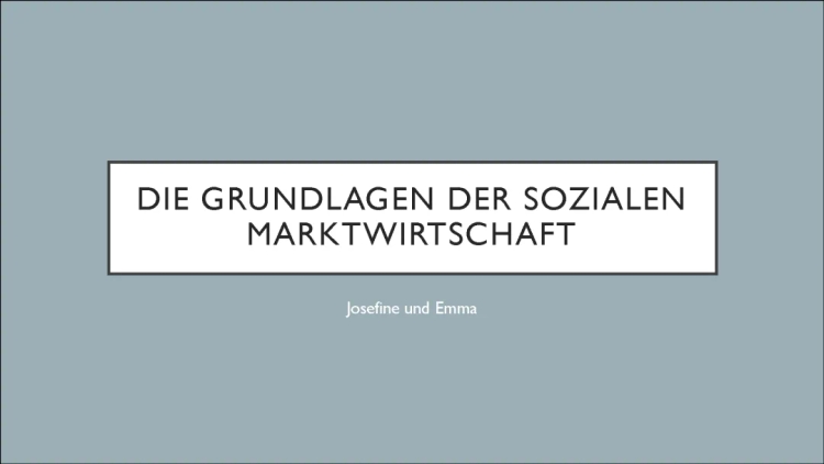 Was ist die Soziale Marktwirtschaft? Merkmale, Vor- und Nachteile einfach erklärt