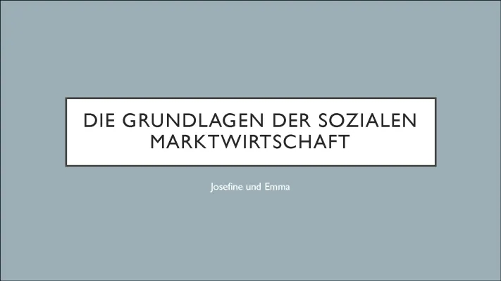 Was ist die Soziale Marktwirtschaft? Merkmale, Vor- und Nachteile einfach erklärt