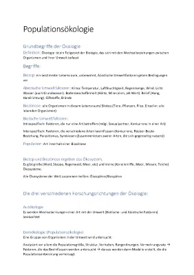 Populationsökologie: Definition, Dichteabhängige & Dichteunabhängige Faktoren einfach erklärt