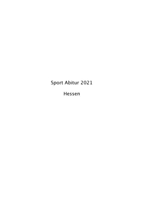 Sport LK Hessen: Abituraufgaben und Klausuren mit Lösungen 2023 & 2024