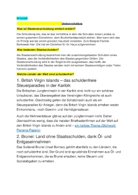 Staatsverschuldung Deutschland & weltweit erklärt für Kinder: Zahlen, Fakten & Länder