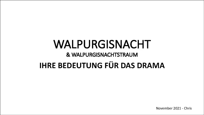 Faust Walpurgisnacht Zusammenfassung & Bedeutung: Entdecke die Walpurgisnacht und Walpurgisnachtstraum