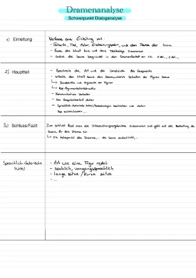 Dramenanalyse Musterbeispiel PDF: Einleitung, Aufbau und Beispiele für Klasse 8