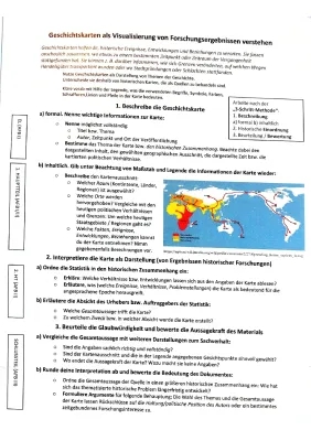 Geschichtskarten verstehen und online auswerten