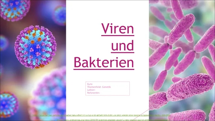 Bakterien und Viren einfach erklärt: Gentransfer, Experimente und Arbeitsblätter