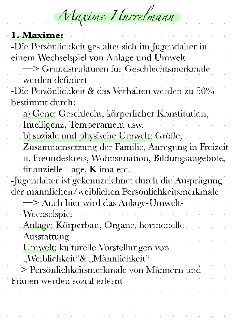 10 Maxime Hurrelmann Zusammenfassung und Beispiele - Einfach erklärt