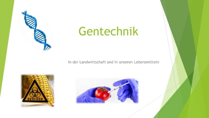 Gentechnik: Grüne, Rote und Weiße Gentechnik - Beispiele und Erklärungen