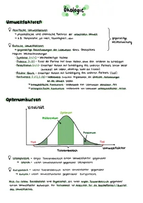 Ökologische Potenz und Tiere: Zusammenfassung für die Abi