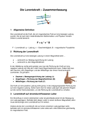 Die Lorentzkraft: Formel, Einheit und Beispiele für dich