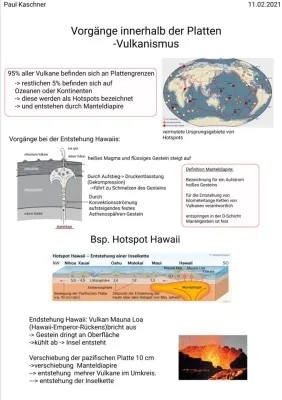 Hawaii Vulkane Karte: Wie ist Hawaii entstanden? Hotspot-Vulkanismus einfach erklärt