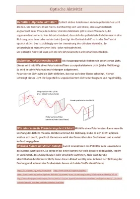 Optische Aktivität und Polarisiertes Licht einfach erklärt – mit Beispielen, Zucker, Aminosäuren und mehr!