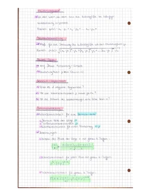 Mathe Abi Lernzettel 2024: PDF Zusammenfassung Mathe Abitur + 8., 9. und 10. Klasse