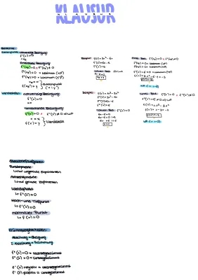 Extremstellen, Hoch- und Tiefpunkte, Wendepunkte berechnen - Aufgaben & Lösungen PDF