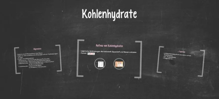 Präsentation: Kohlenhydrate 