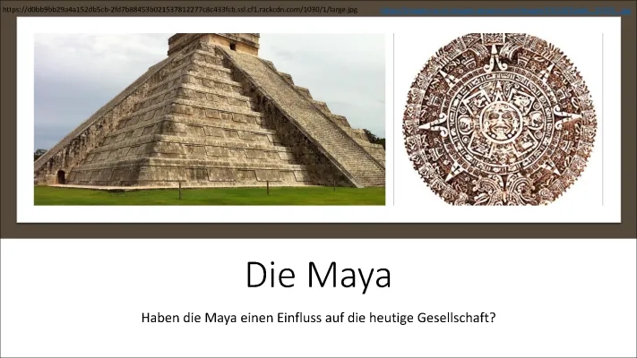 Die Mayas: Geschichte, Kultur und Untergang – Hausarbeit und Präsentation