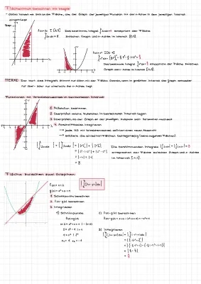 Flächenberechnung Integral Aufgaben & Halbwertszeit Mathe-Tricks