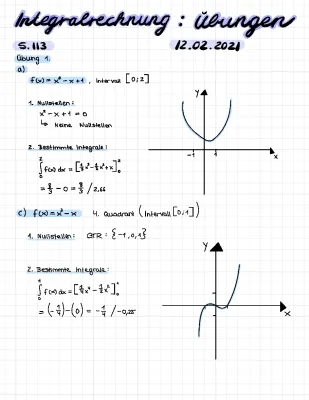 Integralrechnung Übungen mit Lösungen: Einfach erklärt für Klasse 11 und 12
