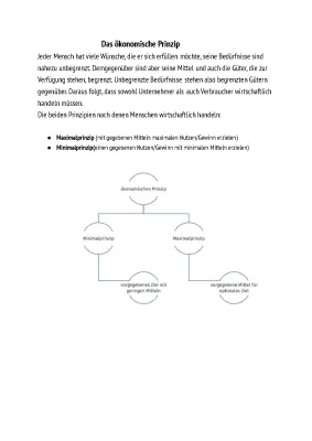 Ökonomisches Prinzip einfach erklärt: Maximal- und Minimalprinzip für Kinder