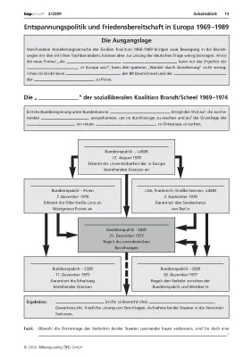 Entspannungspolitik und Ostverträge einfach erklärt: Zeitstrahl, Kalter Krieg und Willy Brandt