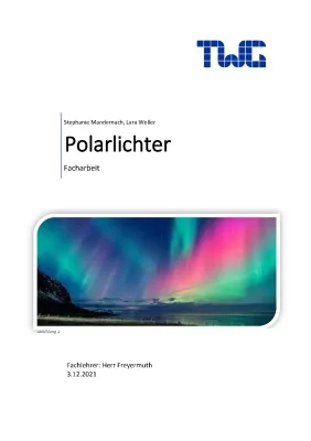 Polarlichter- Facharbeit 