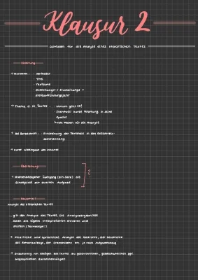 Analyse Literarischer Texte PDF & Beispiele - Einfache Erklärung