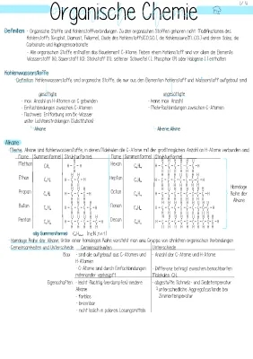 Spannende Welt der Kohlenwasserstoffe: Alkane, Alkene und Alkine leicht erklärt