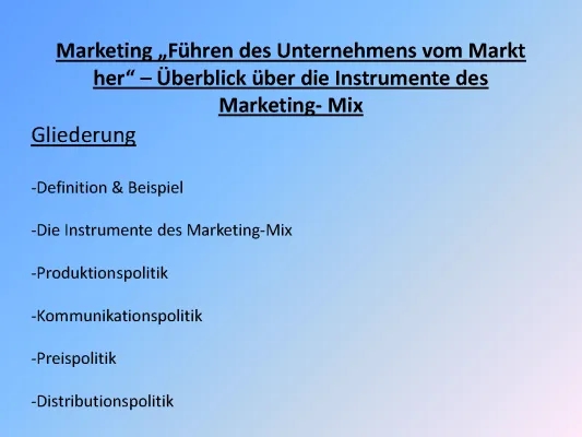 Marketing-Mix Instruments for Kids: Examples and Practice