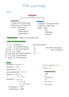 Teilkostenrechnung einfach erklärt: Beispiel, Formeln, Schema & mehr