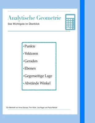 Analytische Geometrie 