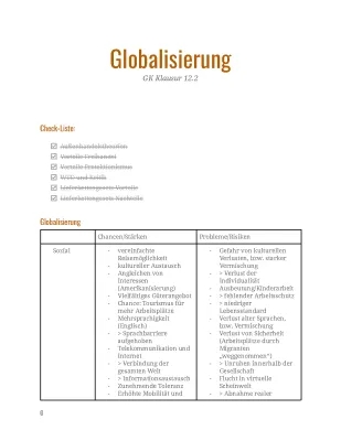  Globalisierung