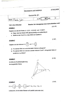 Ebenen leicht gemacht: Mathe für die 11. Klasse