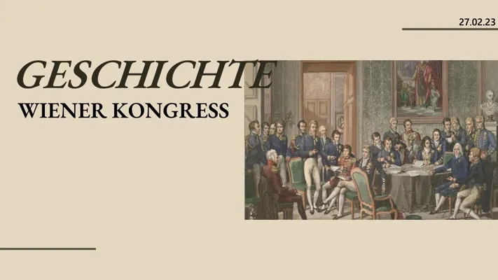 Wiener Kongress 1815 - Einfach Erklärt für Kinder