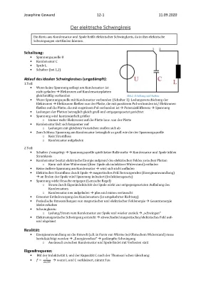 Elektrischer Schwingkreis: Aufbau, Formeln und Beispiele