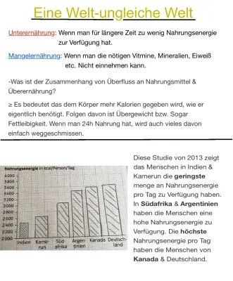 Hunger in der Welt: Natürliche Ursachen, Folgen und Hilfe