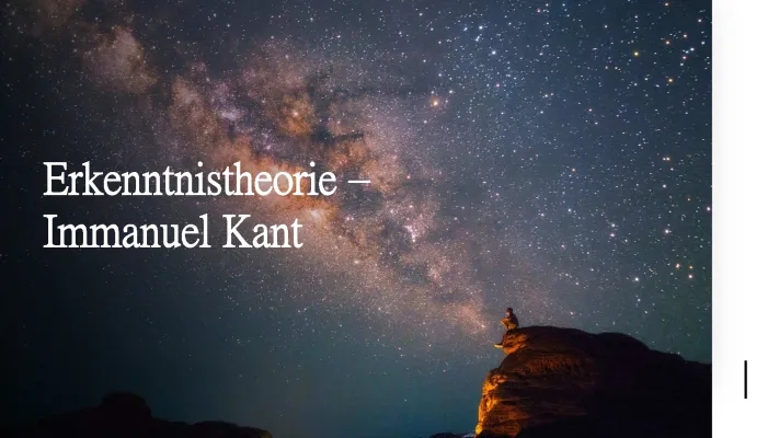 Erkenntnistheorie (Kant)