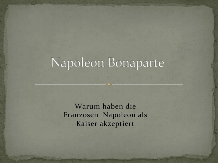 Napoleon Bonaparte: Kindheit, Aufstieg, Schlachten und Familie