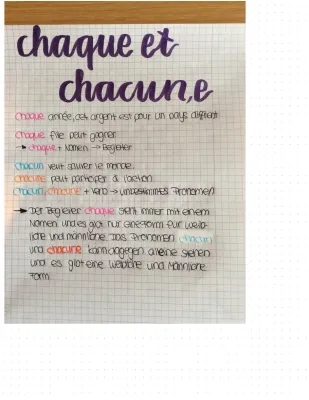 chaque, chacun,e