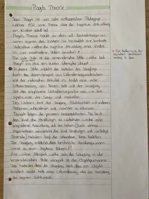 Piaget Theorie und Stufenmodell einfach erklärt