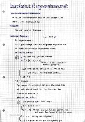 Laplace Experiment 