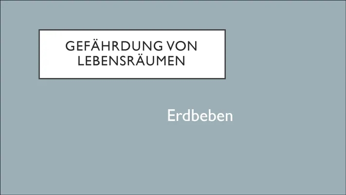 Was ist ein Erdbeben? Ursachen, Folgen und Schutzmaßnahmen