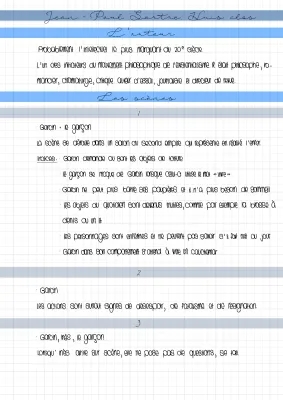 Huis Clos de Jean-Paul Sartre: Résumé, Analyse et PDF