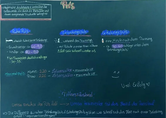 Welcher Puls ist gefährlich? Puls Tabellen und Erholungspuls Rechner für Kinder und Erwachsene