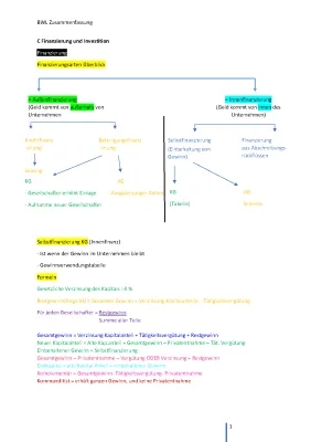 BWL Abitur 2024: Finanzierung und Investition mit Aufgaben und Lösungen