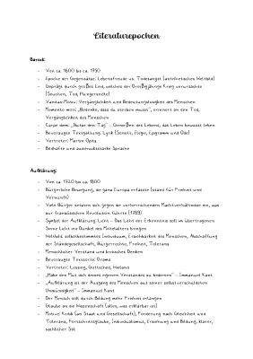 Deutsch Abitur Bayern 2023-2024: Aufgaben + Lösungen, Barock Literatur und Spracherwerb